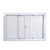 Ventana de aluminio con celosia corrediza Lamark Línea Herrero - comprar online