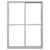 Puerta balcón de aluminio Lamark Línea Herrero con vidrio float 4 mm - comprar online