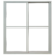 Puerta balcón de aluminio Lamark Línea Herrero con vidrio float 4 mm - Lamark Aberturas