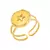 Imagen de Anillo Sello Star Gold
