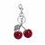 Llavero Charm Cherry Plateado - comprar online
