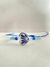 Pulsera con pedrería azul