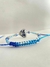 Pulsera con pedrería azul - tienda en línea
