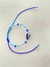 Pulsera con pedrería azul - Bisutería Artesanal