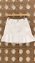 Saia Jeans Branco Tratto Jeans