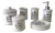 KIT DE BANHEIRO DE PORCELANA 6 PCS LE SAVON BTC DECOR - comprar online