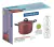ESPAGUETEIRA ALUMINIO 22CM LORETO VERMELHO TRAMONTINA - comprar online