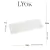 TRAVESSA RETANGULAR DE CRISTAL DE CHUMBO CORACAO 30x13x3cm LYOR