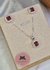 Conjunto Importado Cravejado Vermelho - comprar online