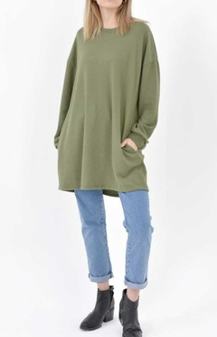 SWEATER LARGO LANILLA - comprar online