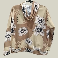 BUZO CANGURO FLORES - comprar online
