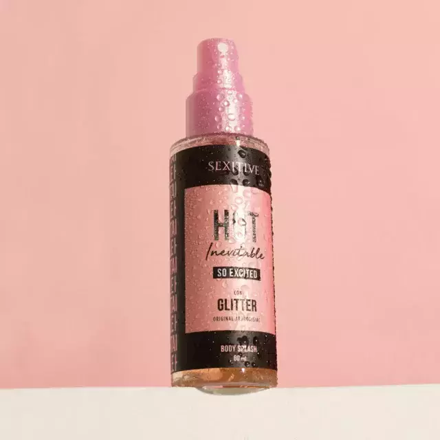 SEXITIVE - BODY SPLASH HOT INEVITABLE SO EXCITED CON GLITTER - 60ML