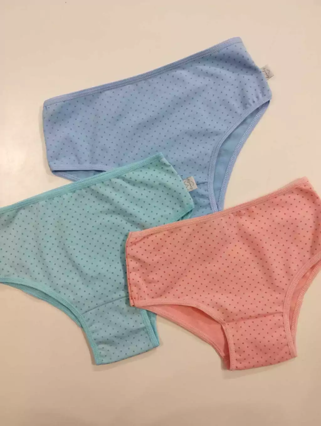 BOMBACHA NENA LINEA MELANGE PINTITAS