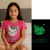 Pijama Infantil Menina Verão Brilha No Escuro 10 E 12 - comprar online