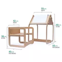 Mesa Escritorio y Silla Montessori Didáctico + Accesorios en internet