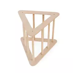 Triángulo Didáctico Montessori Pikler Waldorf - Descubriendo Psicope