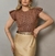 Blusa Tricot Modal Babado - comprar online