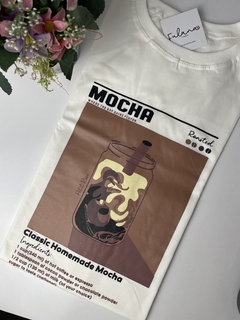 T-Shirt 100% algodão Mocha