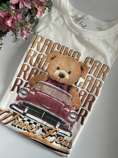 T-Shirt Slim Racing Urso - loja online