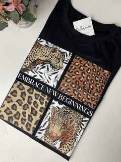 T-Shirt Slim Onças - Fulana T-Shirts