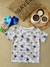 Remera rayada con tucanes - comprar online