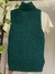 Chaleco tejido con cuello