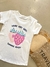 Remera Frutilla con glitter en internet