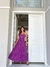 Vestido MIDI animal print fucsia
