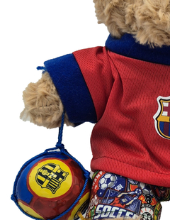 FutbolOso - Oso jugador de fútbol soccer 35 cm (FC Barcelona) - tienda en línea