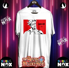 CAMISETAS - NANATSU NO TAIZAI The Seven Deadly Sins (Los siete pecados capitales)