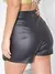 Short Saia Couro Ecologico - comprar online