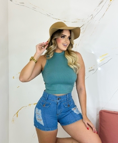Blusinha de Tecido Canelado