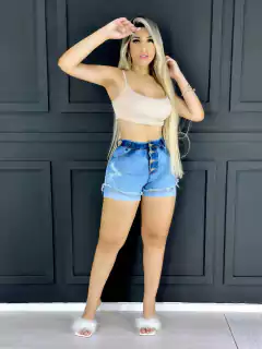 Short Jeans Cintura Alta - comprar online