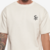 Camiseta Oversized Moletinho Off Whitte - Steel Fiber Nutrition