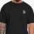 Camiseta Oversized Moletinho Preta - Steel Fiber Nutrition