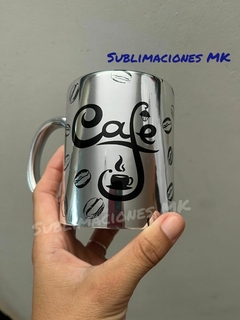 Taza espejada - franjaz