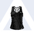Musculosa Desnivel Negra y Gris