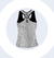 Musculosa Desnivel Negra y Gris - comprar online