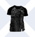 Remera Desnivel Negra y Gris
