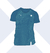 Remera Desnivel Verde Agua