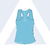Musculosa Classic Celeste - comprar online