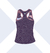 Musculosa Olas Violeta - comprar online