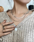 collar de serpiente doble