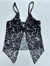 musculosa animal print doble pico