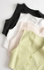 chaleco twill scuba con botones BEIGE NEGRO Y BLANCO Y POR TALLES