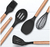 Kit Colher de Silicone para Cozinha, BPA Antiferrugem, Utensílios De Cozinha, J na internet