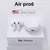 Air Pro 6 TWS Fones De Ouvido Sem Fio Bluetooth, Mini Pods Originais, Esporte He - PANDORA MAGAZINE E SPORTS