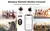 Tripé extensível e flexível para dslr, leve, controle remoto, para celular, c - comprar online