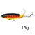 Imagem do Isca de pesca Topwater, Whopper Popper Lure, Isca Artificial, Hard Plopper, caud