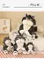 Kawaii Cinderela Brinquedos de pelúcia para crianças, gato Lúcifer, anime mac